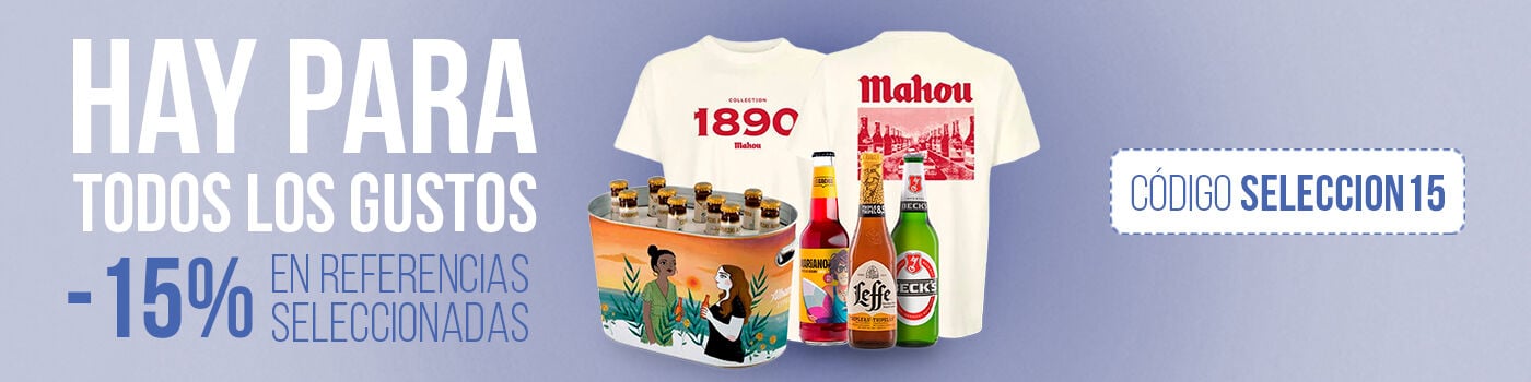 15% en Selecci&oacute;n de productos usando el cup&oacute;n SELECCION15